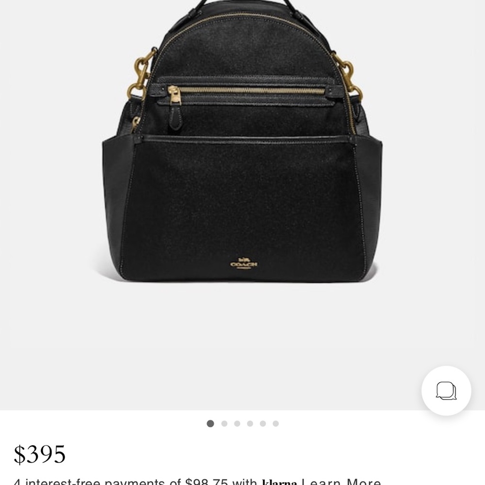 Coach diaper bag
